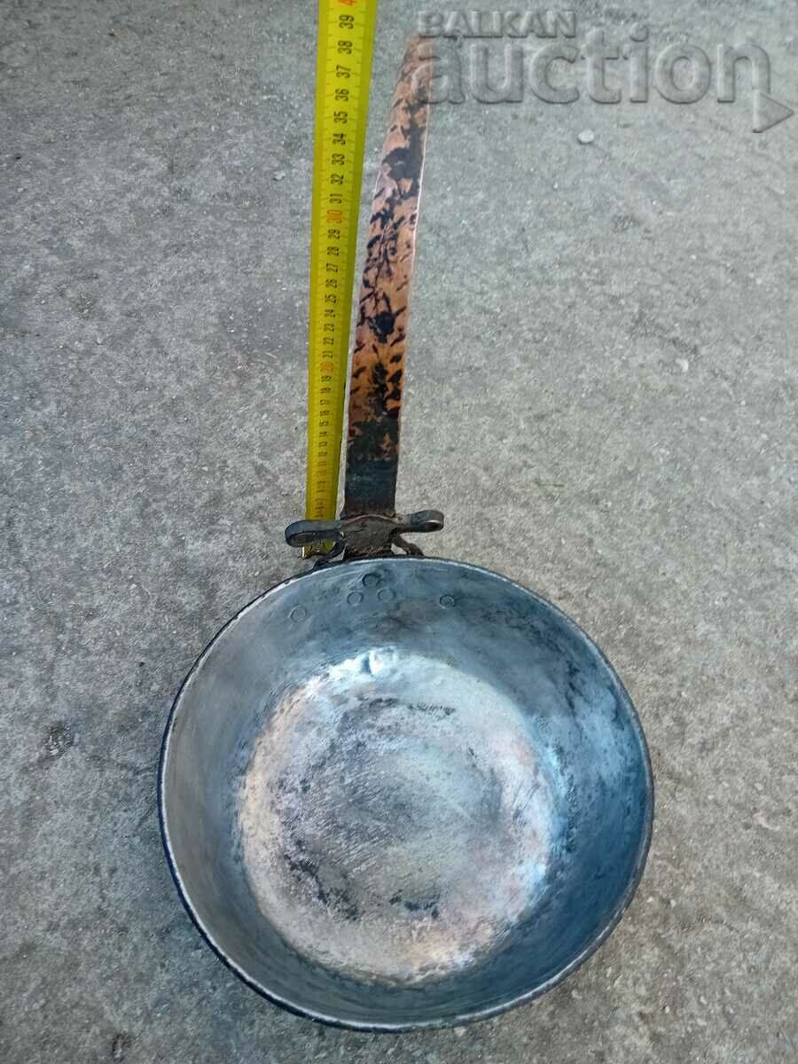 αντίκα χάλκινο ταψί χειροποίητο χάλκινο σκεύος χαλκό - 7