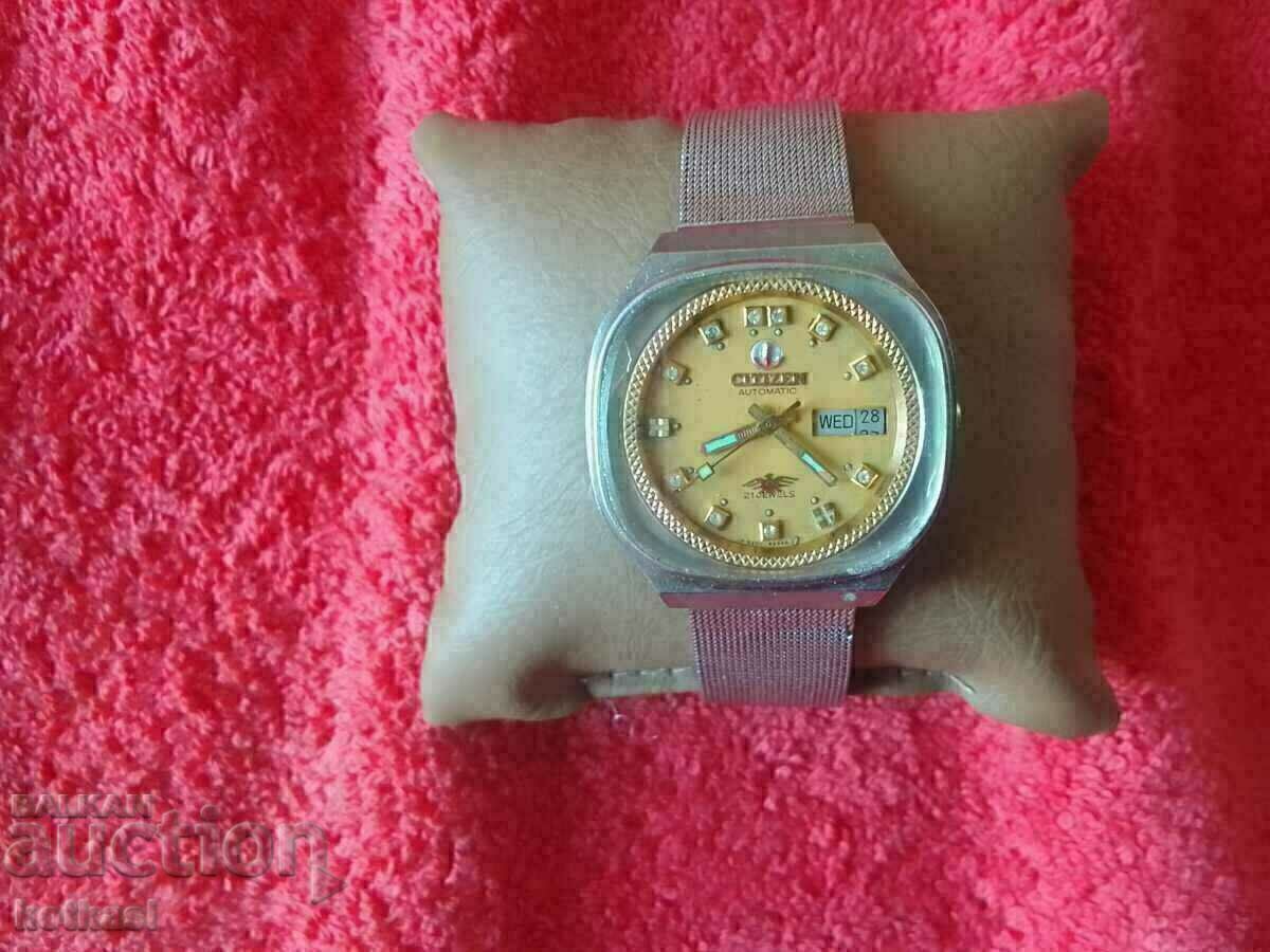 Παλιό χειροκίνητο ανδρικό ρολόι Automatic CITIZEN Japan