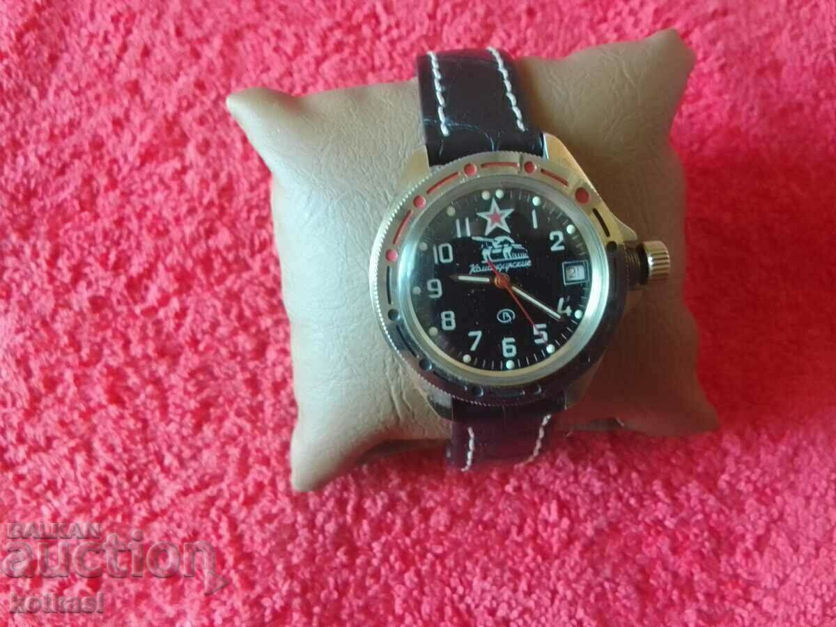 Old manual mechanical men's watch Vostok Commander Tank Old manual mechanical men's watch Vostok Commander Tank