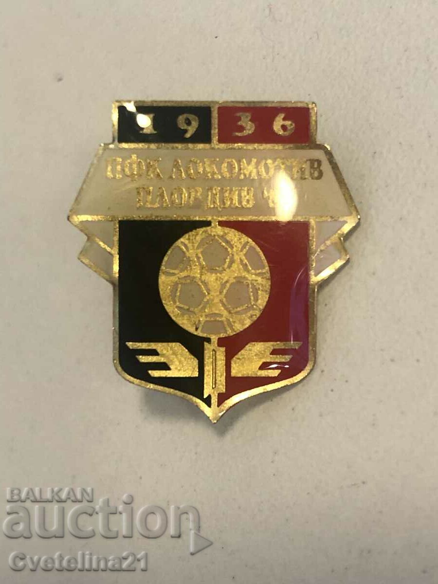 Football badge Lokomotiv Plovdiv