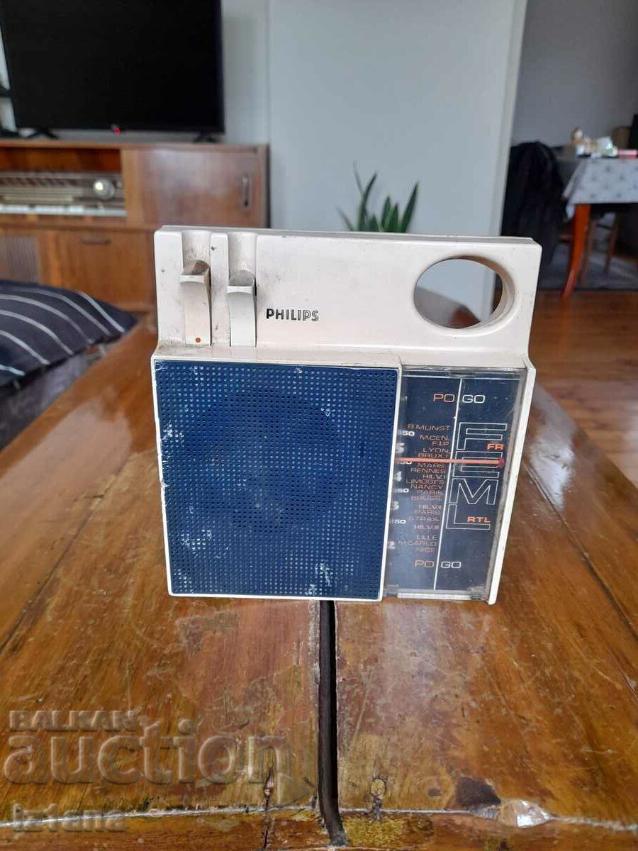 Old radio, Philips radio receiver, Philips