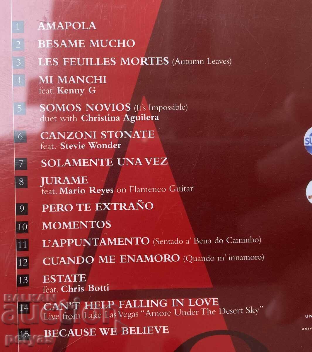 CD - Andrea Bocelli- Amore with price 7.50 BGN | € 3.83 CD - Andrea Bocelli- Amore with price 7.50 BGN | € 3.83