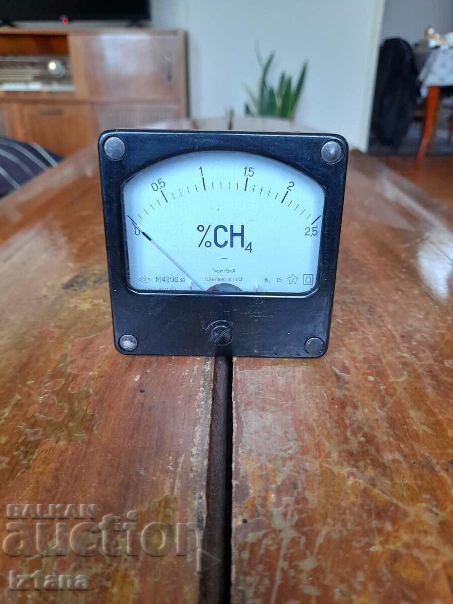Old measuring system, CH4 meter