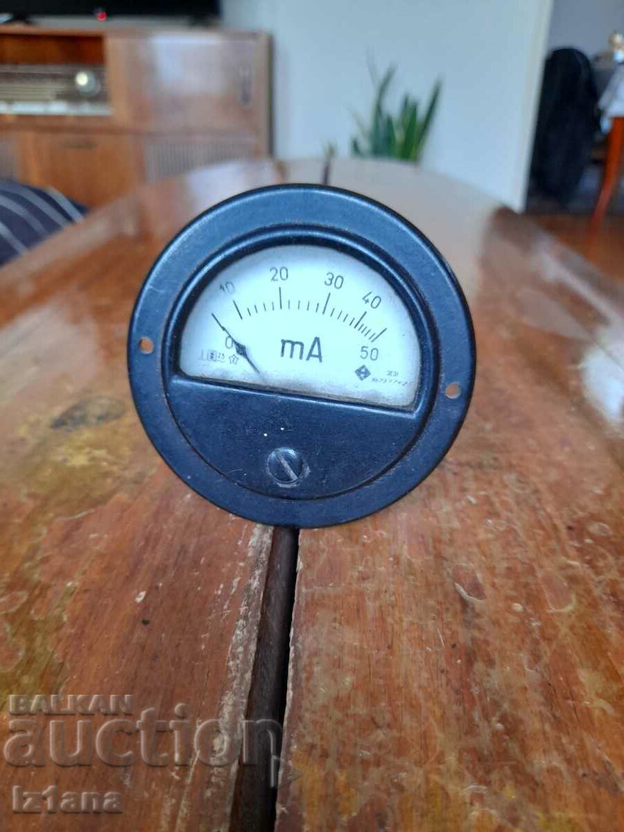 Old measuring system, Milliapmeter meter