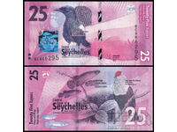 ❤️ ⭐ Seychelles 2016 25 de rupii UNC nou ⭐ ❤️