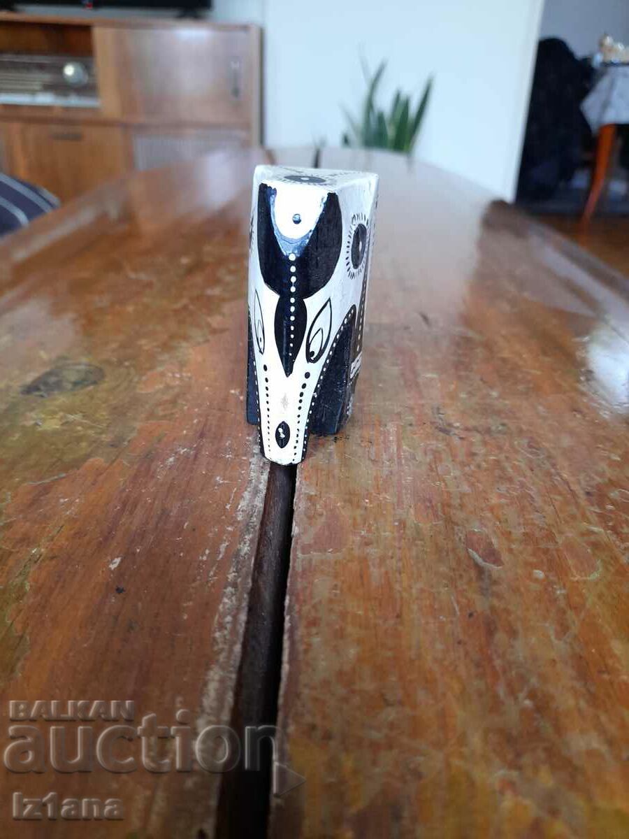 Old souvenir wooden elephant with price 12.00 BGN | € 6.14 Old souvenir wooden elephant with price 12.00 BGN | € 6.14