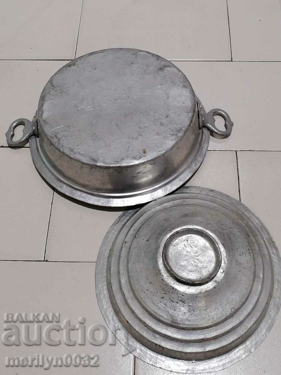 Auction Tray with lid copper kadaifnik copper vessel sahan copper pan tas Auction Tray with lid copper kadaifnik copper vessel sahan copper pan tas
