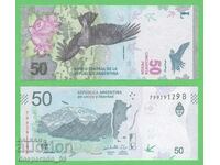 (¯`'•.¸ ARGENTINA 50 pesos 2018 UNC ¸.•'´¯)