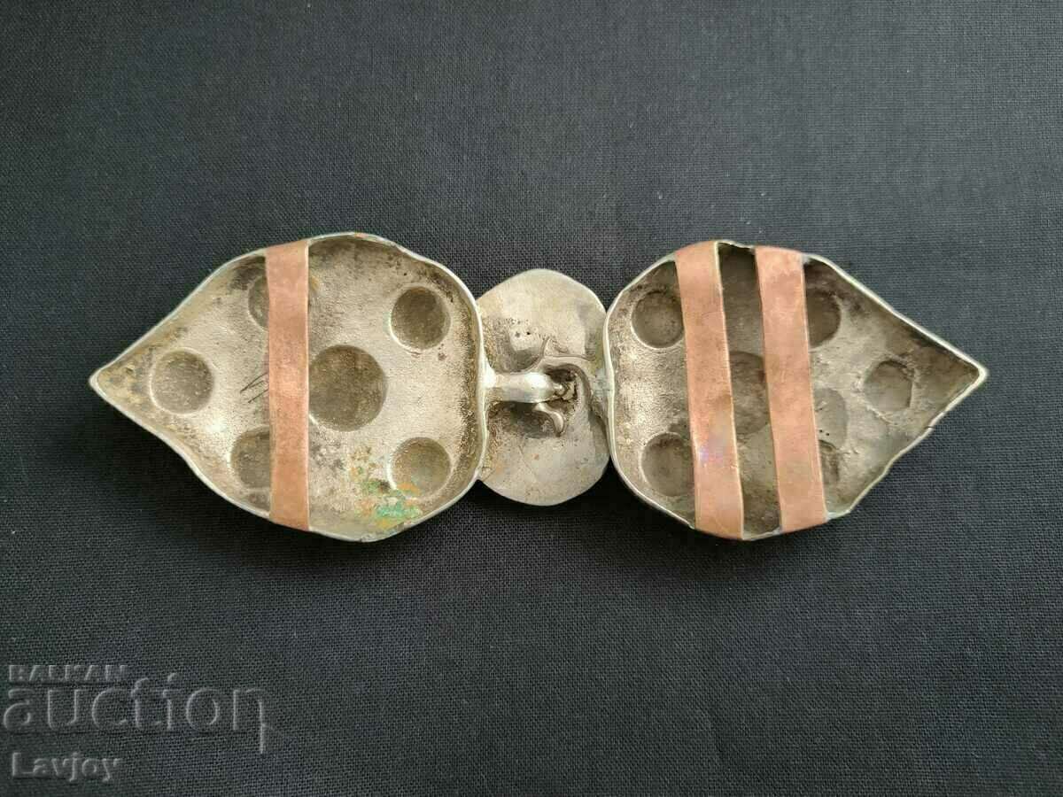 Παράδοση Ασημένιο αυθεντικό επιχρύσωμα πάφτας