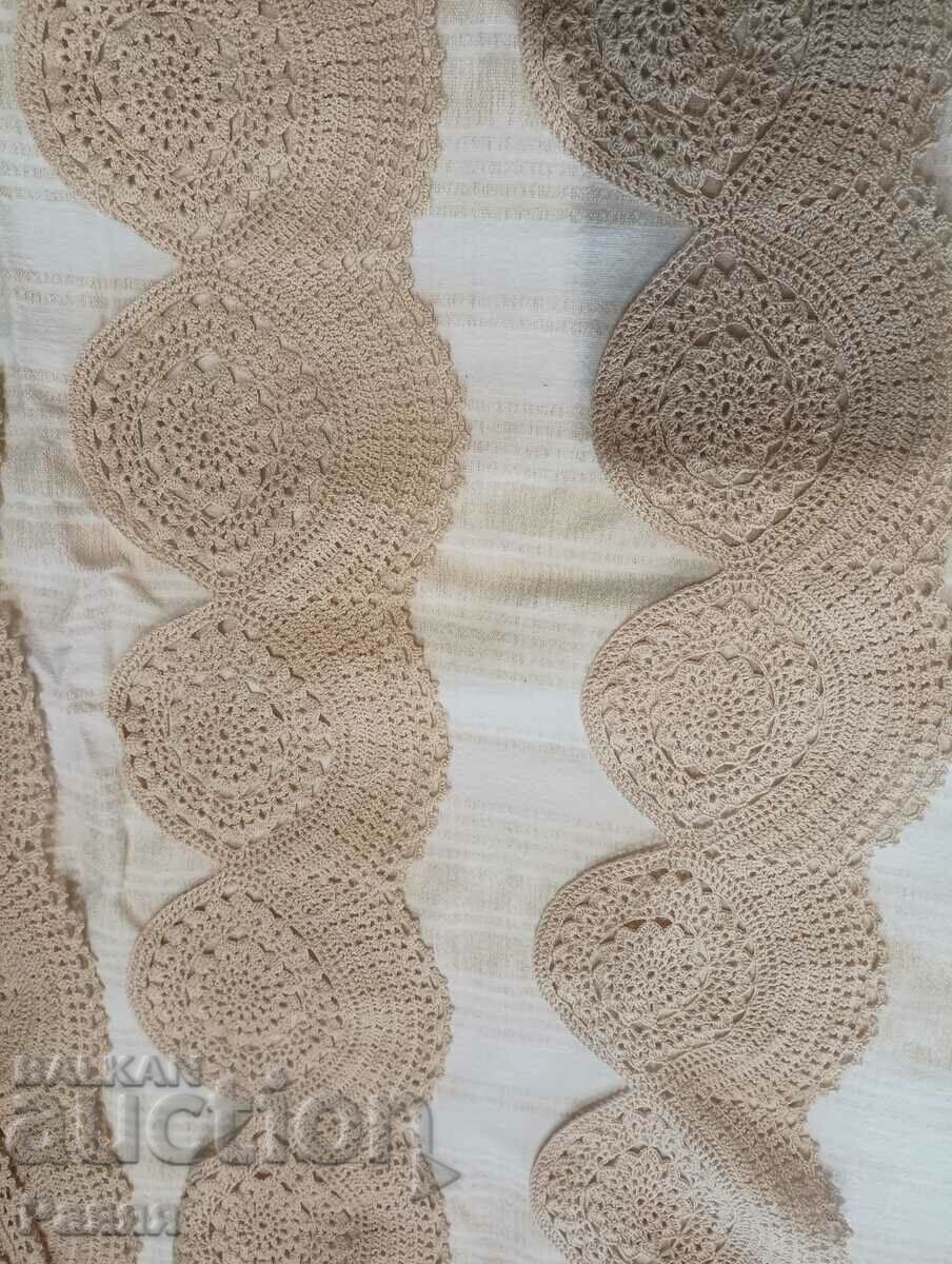 Old lace, hand woven