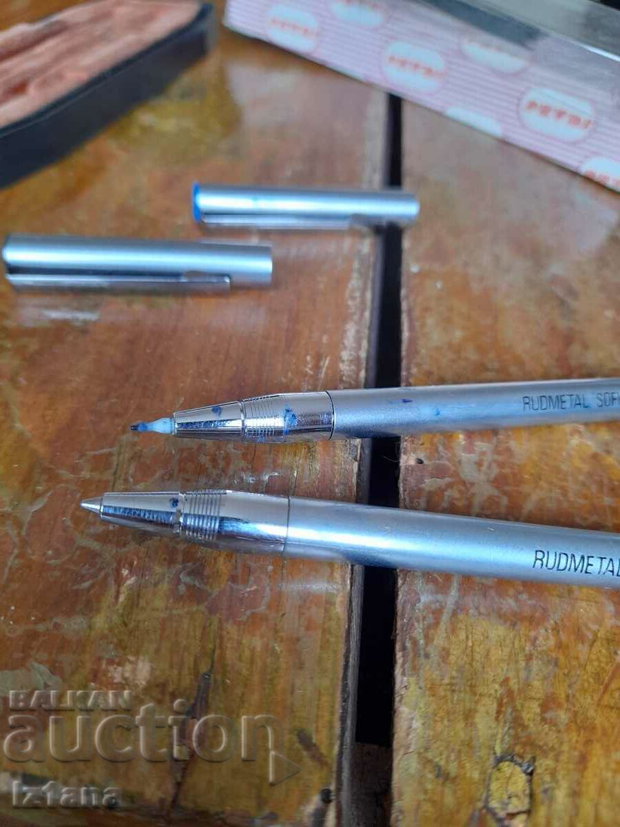 Old pens, ballpoint pens Pevdi, Rudmetal - 5