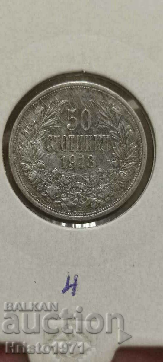 50 cents 1913