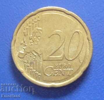 Кипър 20 евроцентa 2008