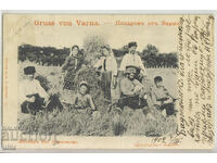 Bulgaria, Varna, Harvesters from Varna region, 1902.