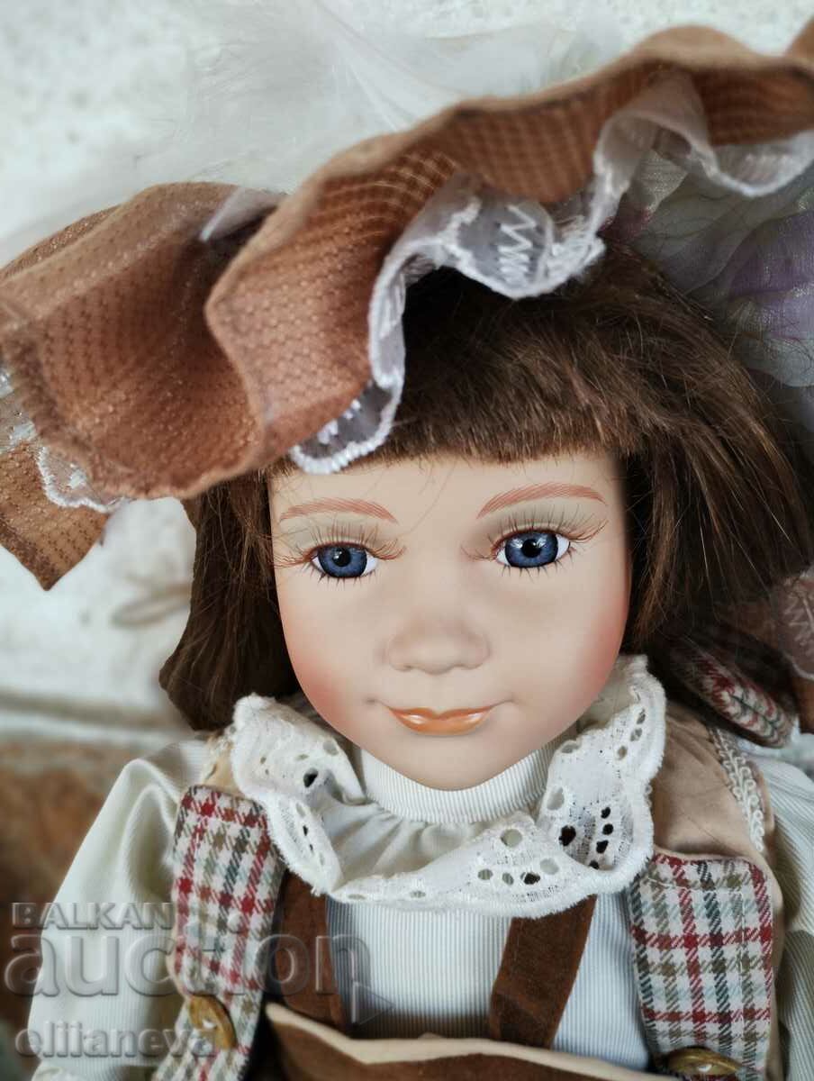 Old porcelain doll 50 cm with price 40.00 BGN | € 20.45