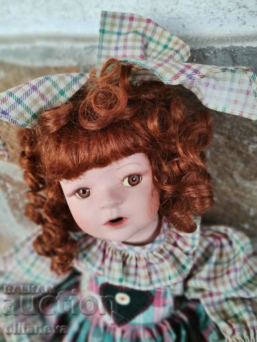 Old porcelain doll 50 cm with price 40.00 BGN | € 20.45
