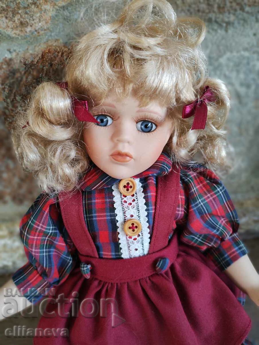 Old porcelain doll 50 cm with price 40.00 BGN | € 20.45