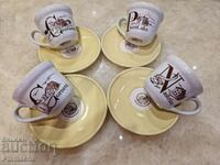 MULINO BIANCO coffee cups with saucers