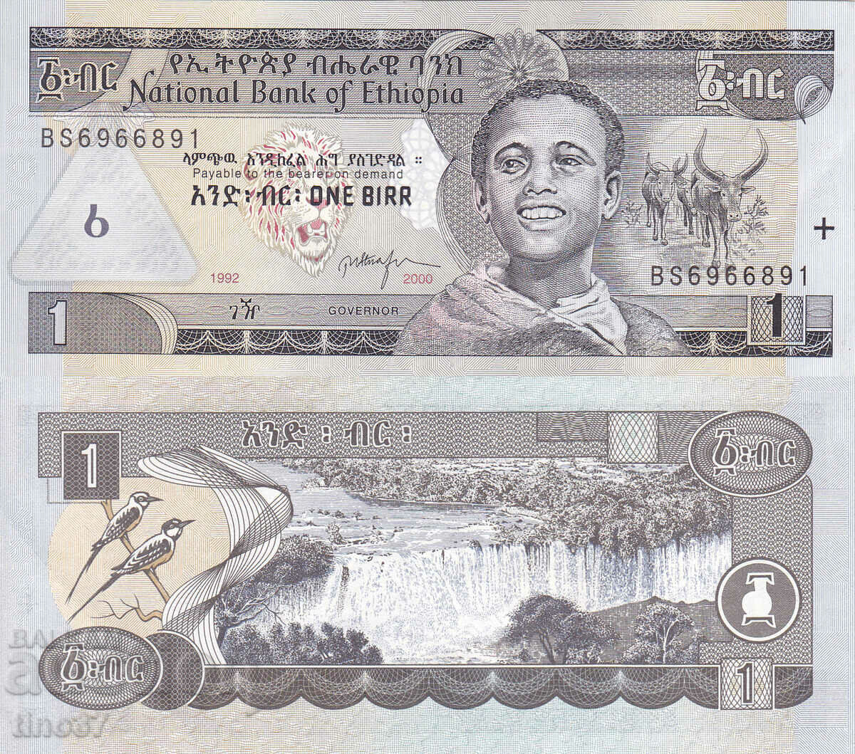 tino37- ETHIOPIA - 1 BIR - 2000