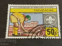 Пощенска марка Танзания
