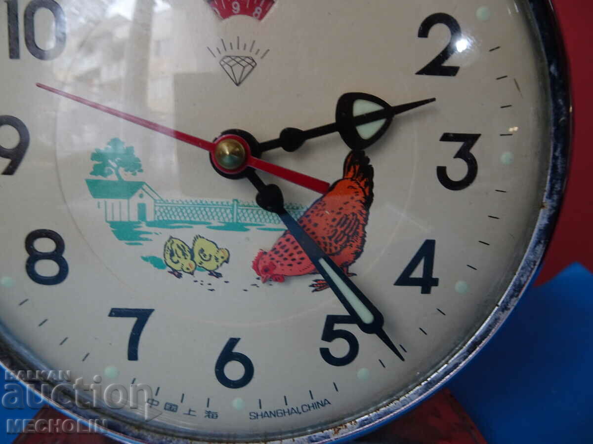 Auction COLLECTIBLE CHINESE ALARM CLOCK 2 Auction COLLECTIBLE CHINESE ALARM CLOCK 2