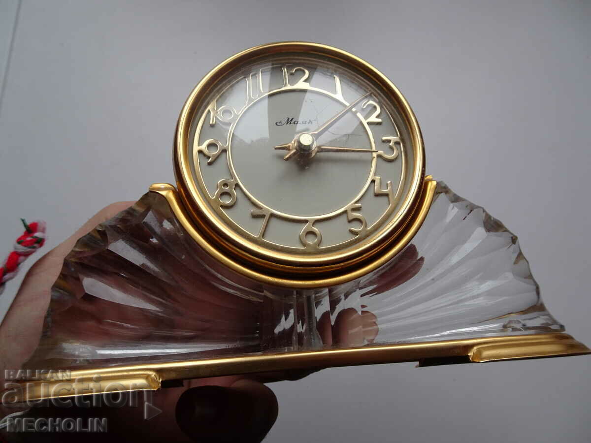 COLLECTIBLE RUSSIAN 1965 LIGHTHOUSE DESK CLOCK
