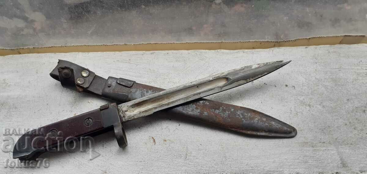 Knife bayonet for AK with cania