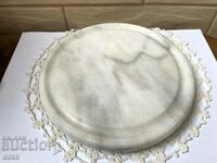 Hot serving tray made of marble from England