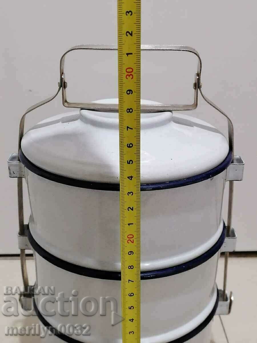 Delivery of Jugs for food 3 pieces seferitas metal vessel enamel NRB Delivery of Jugs for food 3 pieces seferitas metal vessel enamel NRB