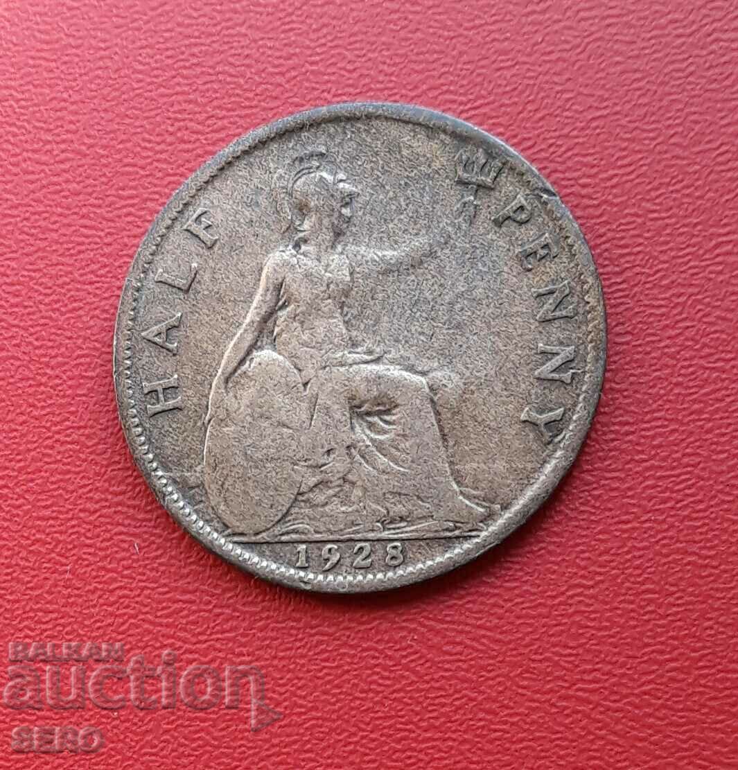 Great Britain - 1/2 penny 1928