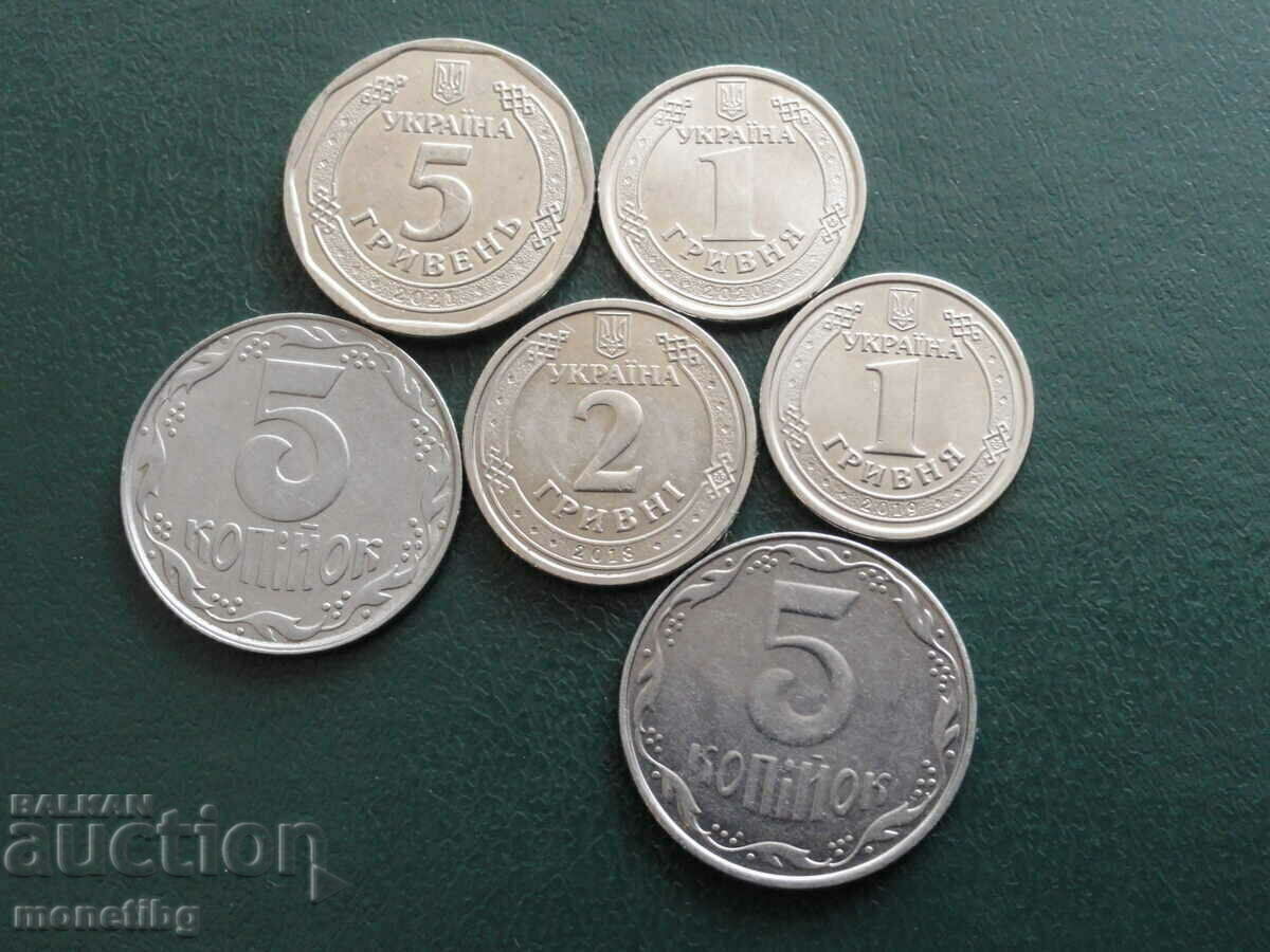 Delivery of Ukraine - Coins (6 pieces) Delivery of Ukraine - Coins (6 pieces)