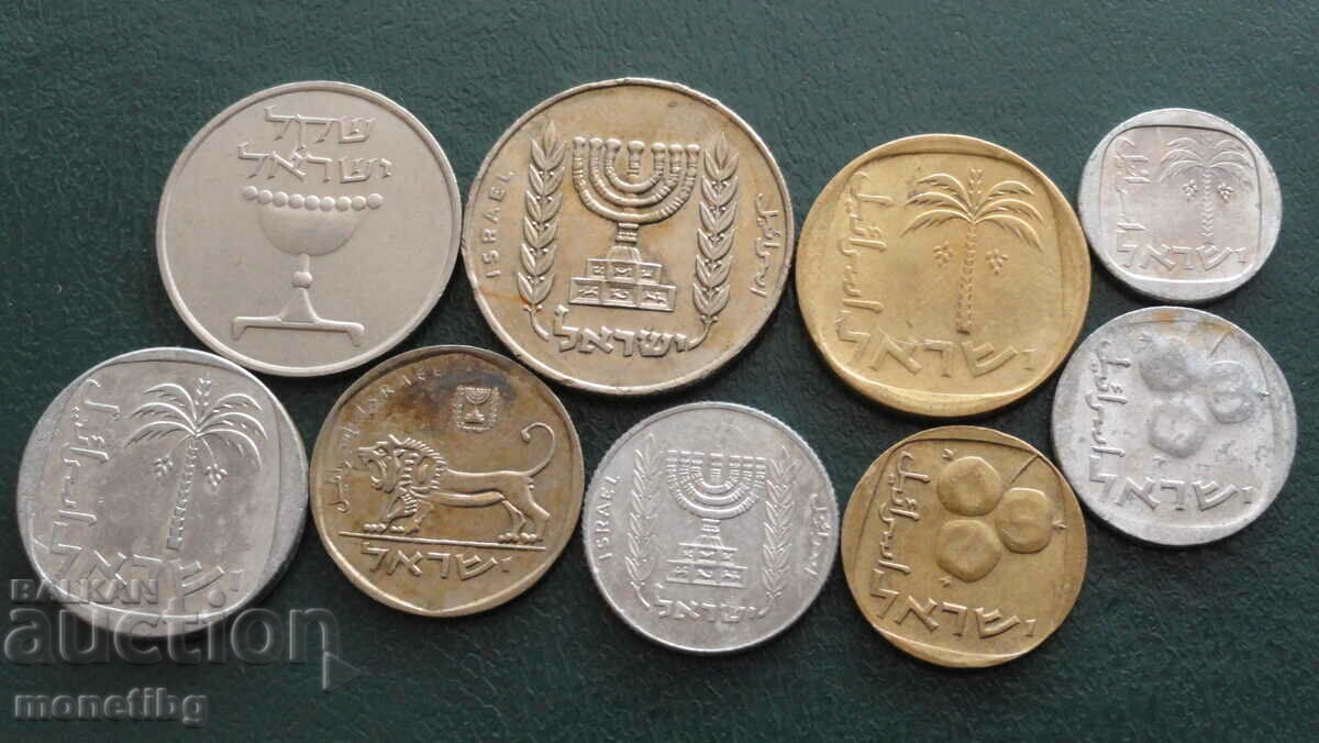 Israel - Coins (9 pieces) with price 9.30 BGN | € 4.76 Israel - Coins (9 pieces) with price 9.30 BGN | € 4.76