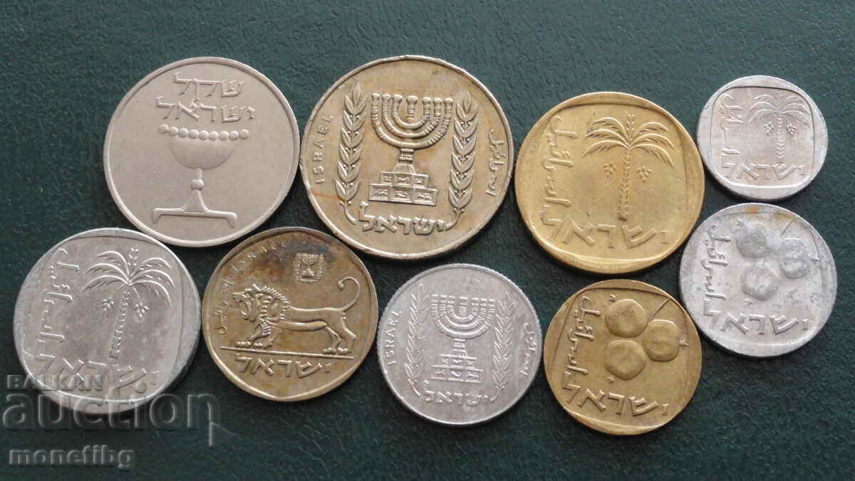 Livrarea Israel - Monede (9 bucăți) Livrarea Israel - Monede (9 bucăți)