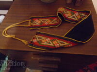 belt from folk costume, 60/7.5 cm. silk, embroidered