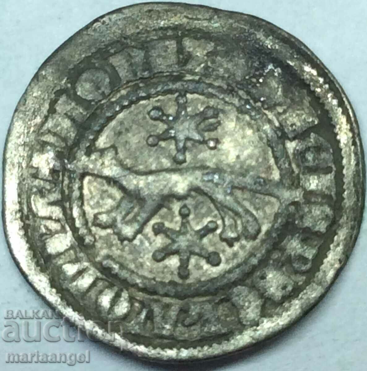 Hungary - Slovenia 1 denar Bela IV silver
