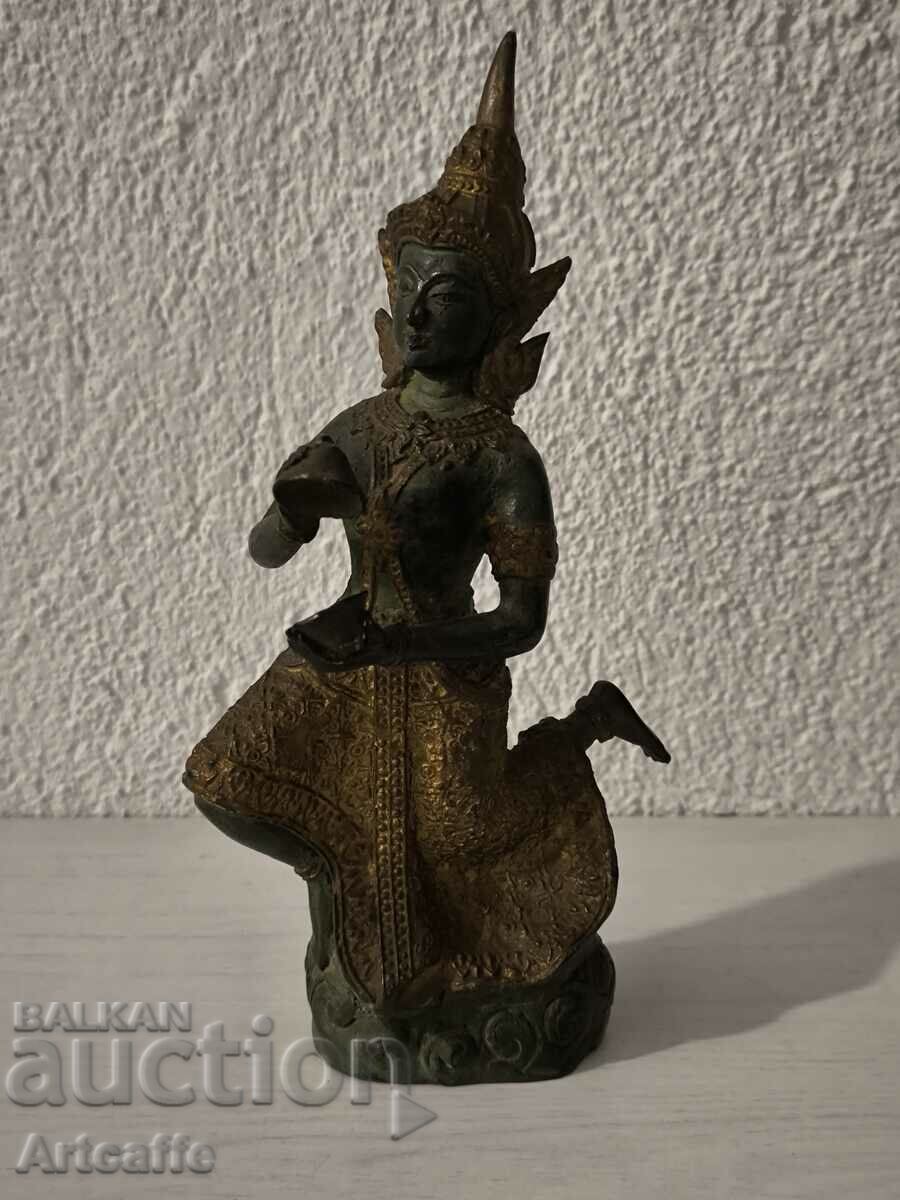 Χάλκινη φιγούρα Vintage Hindu Parvati