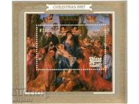 1987. Niue. Christmas - Paintings by Albrecht Dürer. Block.