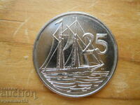 25 cents 1992 - Cayman Islands