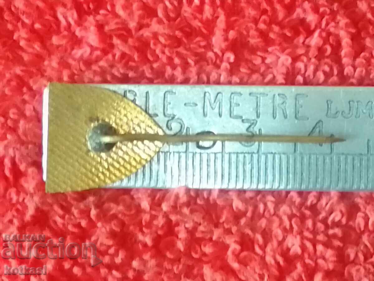 Old Social Metal Pin Badge BFK 1889 Cycling Blue Enamel with price 10.50 BGN | € 5.37 Old Social Metal Pin Badge BFK 1889 Cycling Blue Enamel with price 10.50 BGN | € 5.37