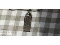 SILVER PENDANT HIEROGLYPHS CARTUCHE 2.90 g/ 925 HARDWARE