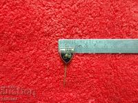 Old metal pin badge BFK 1889 Cycling black enamel