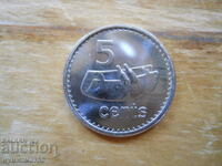 5 цента 2009 г  - Фиджи
