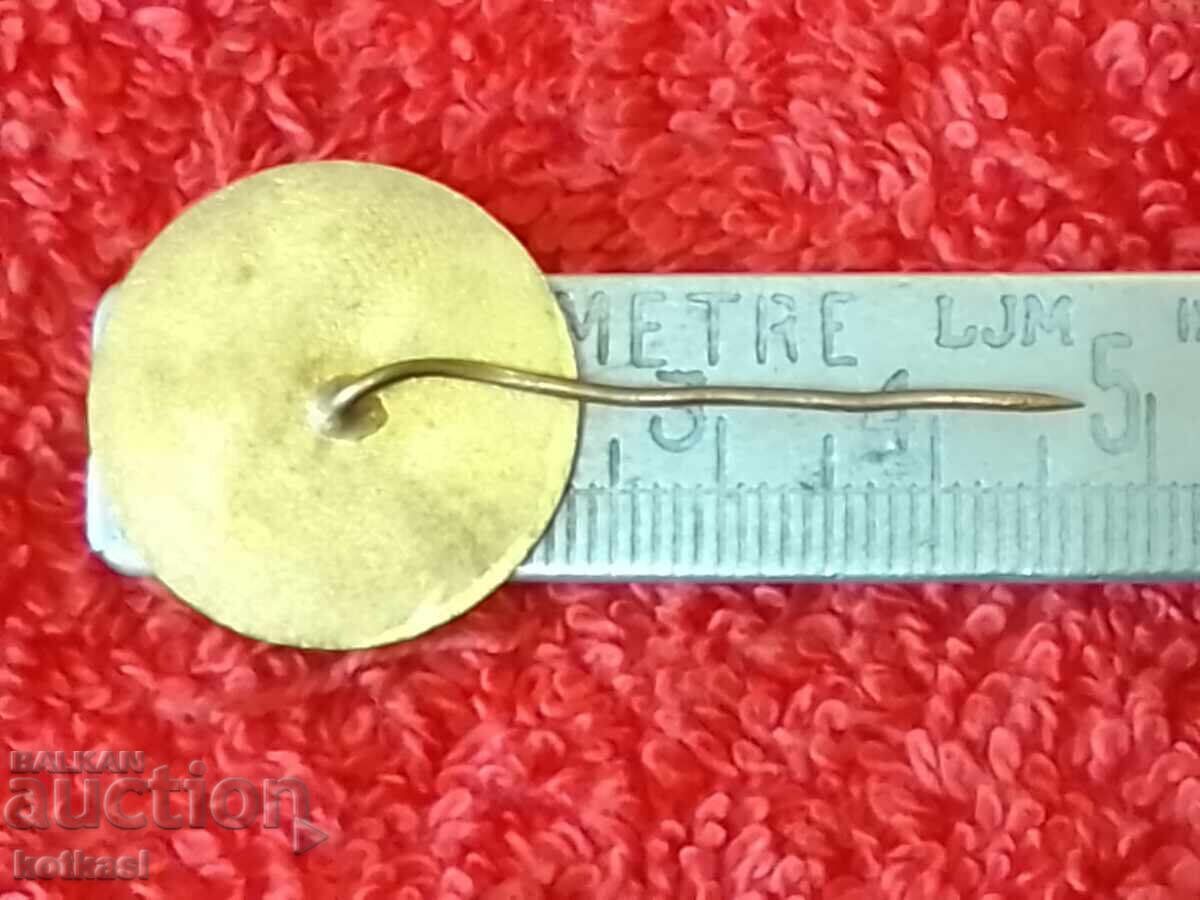 Old Social Metal Badge Pin DISTRICT HIST. TOLBUKHIN MUSEUM with price 3.50 BGN | € 1.79 Old Social Metal Badge Pin DISTRICT HIST. TOLBUKHIN MUSEUM with price 3.50 BGN | € 1.79
