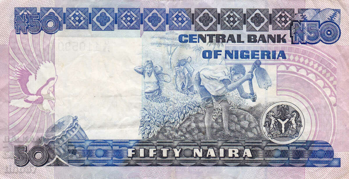 Auction tino37- NIGERIA - 50 NAIRA - 1991 - F Auction tino37- NIGERIA - 50 NAIRA - 1991 - F
