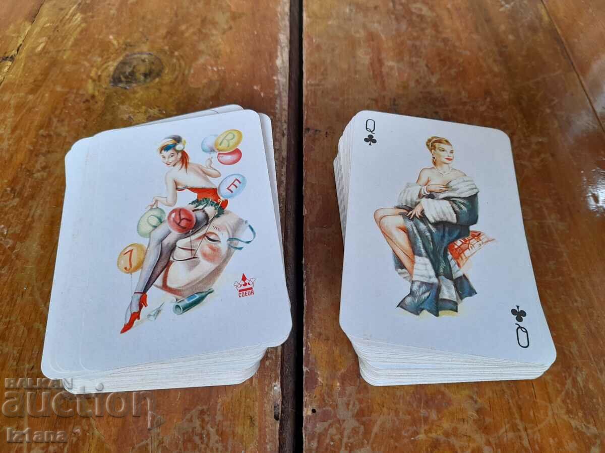 Auction  Old Erotic Playing Cards