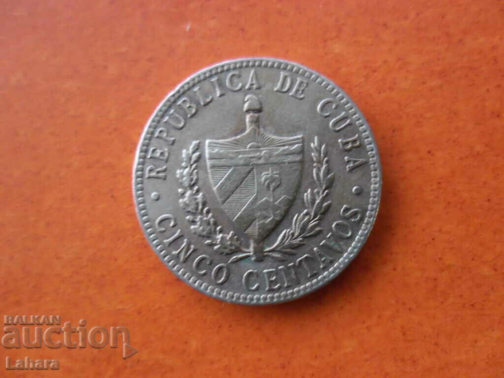5 centavos 1946 Cuba cu preț € 0.77 | 1.51 BGN
