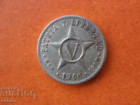 5 centavos 1946 Κούβα