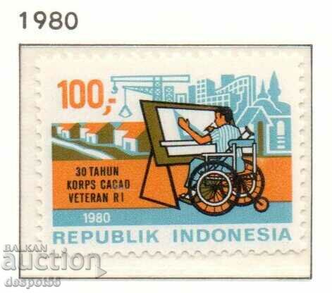 1980. Indonesia. 30 years of the Disabled Veterans Corps