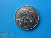 5 cents 1989 New Zealand