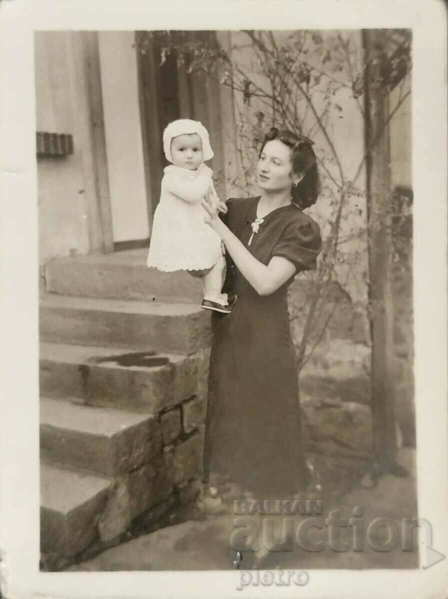 Βασίλειο της Βουλγαρίας. 1939. Παλιά φωτογραφική φωτογραφία ενός νεαρού ..